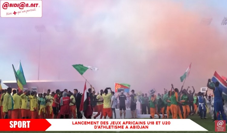 Lancement des jeux africains U18 et U20 d'athlétisme à Abidjan