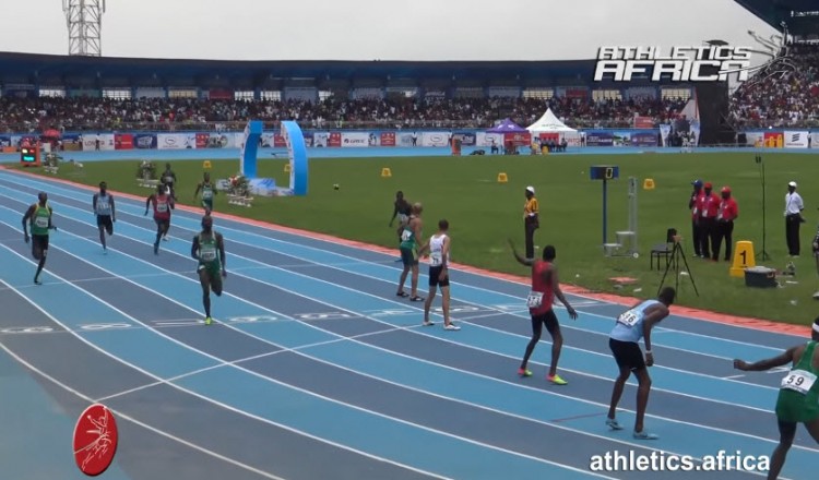 Relais 4x400m Hommes, finale - Championnats d'Afrique Seniors Asaba 2018